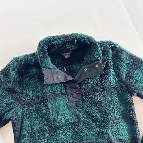 Eddie Bauer Fleece Top Green - Picture 3 of 5